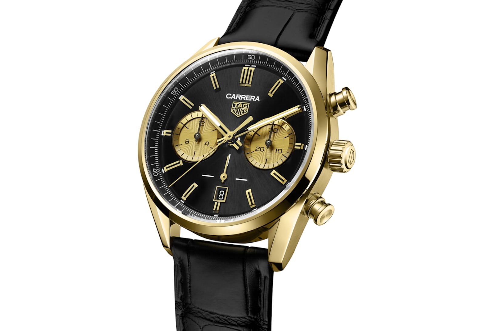 Introducing Who’s That Wearing The New Yellow 18K Gold UK AAA Replica TAG Heuer Carrera Chronograph?