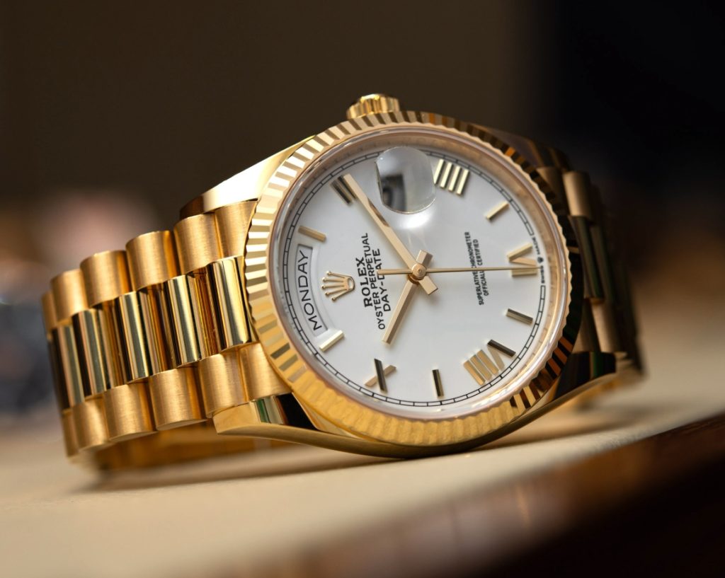 Cheap Replica Rolex Day-Date 36 Watches UK With Roman Numerals