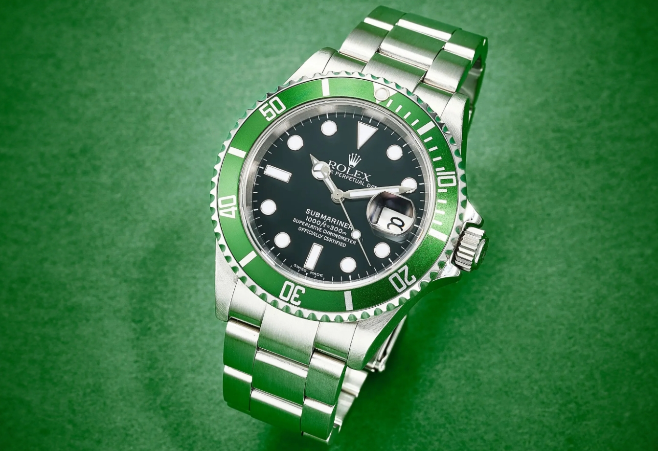 Perfect Replica Rolex Kermit Watches UK Review: The First Green Submariner